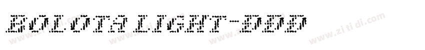 bolota light字体转换 bolota light字体转换
